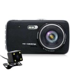 Camera Auto Dubla iUni Dash DC05, Super Full HD, Senzor G, LCD 4.0 Inch, Detectare miscare, Night vi